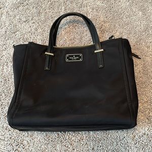 Kate Spade ♠️ New York - Authentic. black with multiple pockets and long strap.